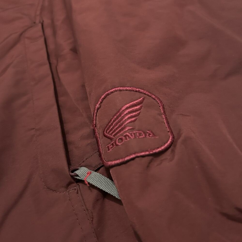 '06 HONDA GOLDWING SINCE 1975 Medium NYLON MOTORCYCLE JACKET EMBROIDERED FLEECE - Picture 2 of 9